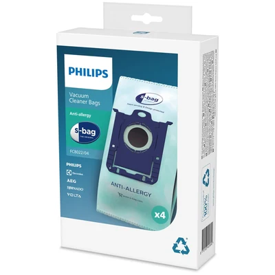 Worek wymienny do odkurzaczy Philips FC8022/04, AEG, Electrolux - zestaw 4 sztuki, materiał syntetyczny