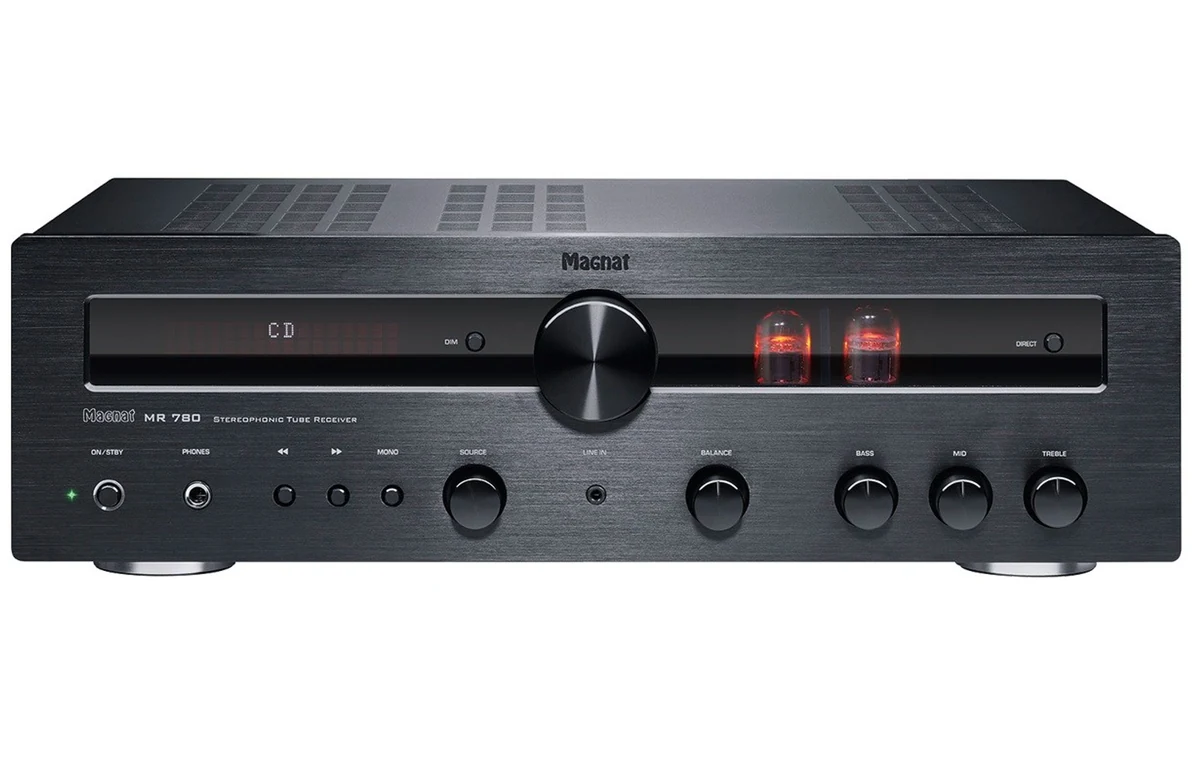 Wzmacniacz stereo Magnat MR 780 - lampowy, hybrydowy