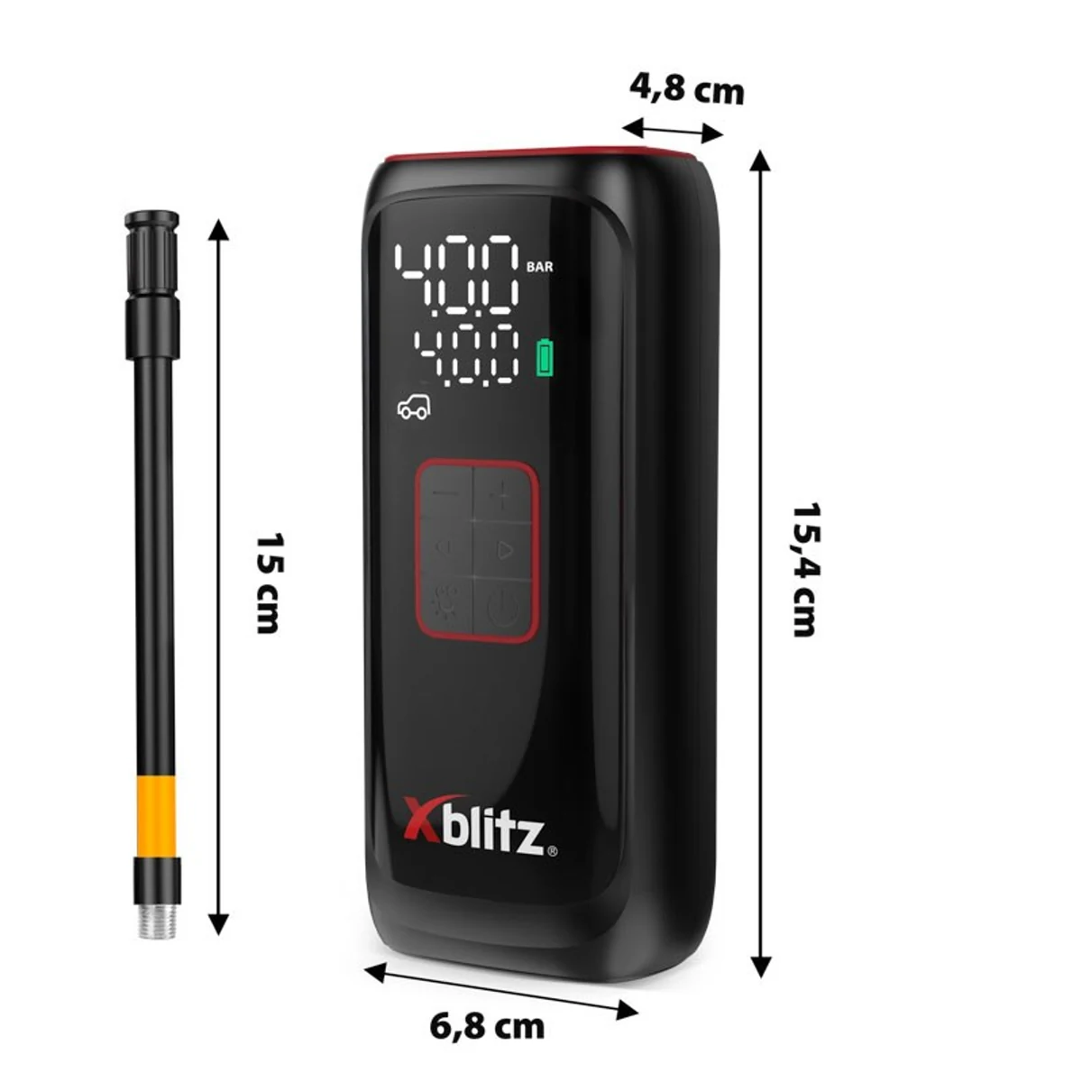 XBLITZ POMPKA ELEKTRYCZNA AIRMASTER - Czarny