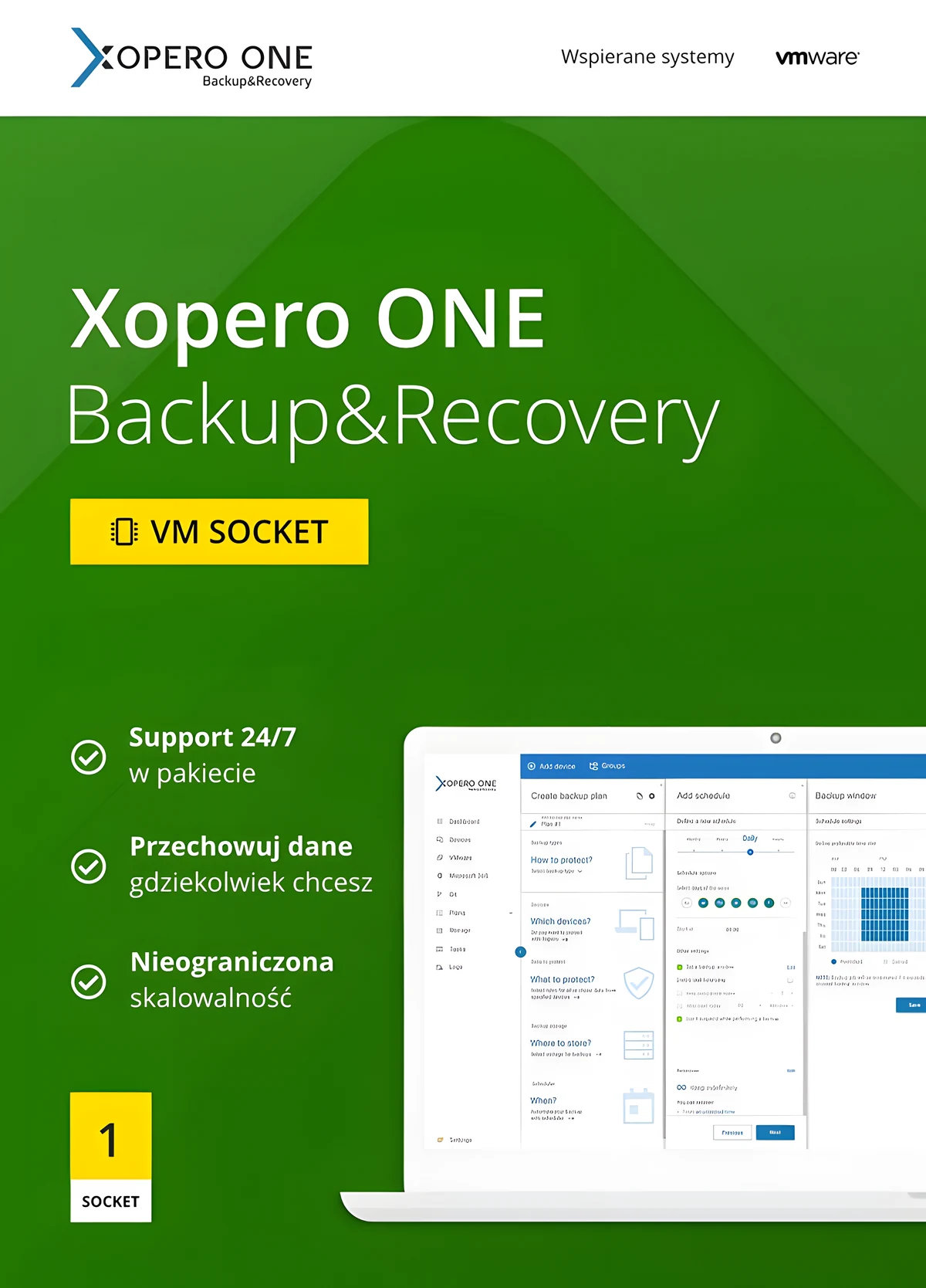 Xopero ONE Lifetime 1x Virtual Agent + Support 5 Years