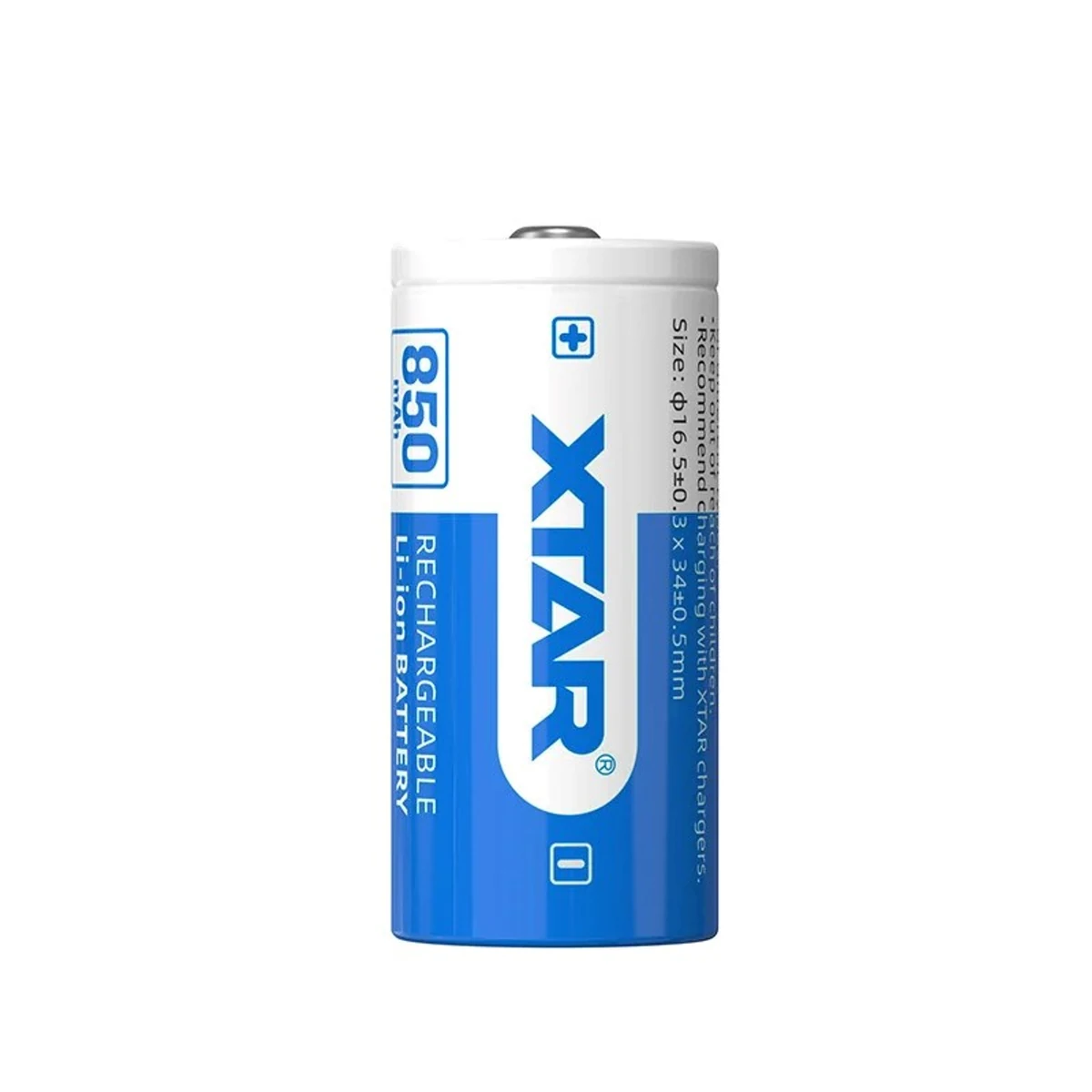 XTAR AKUMULATOR 16340/R-CR123 3,7V 850mAh