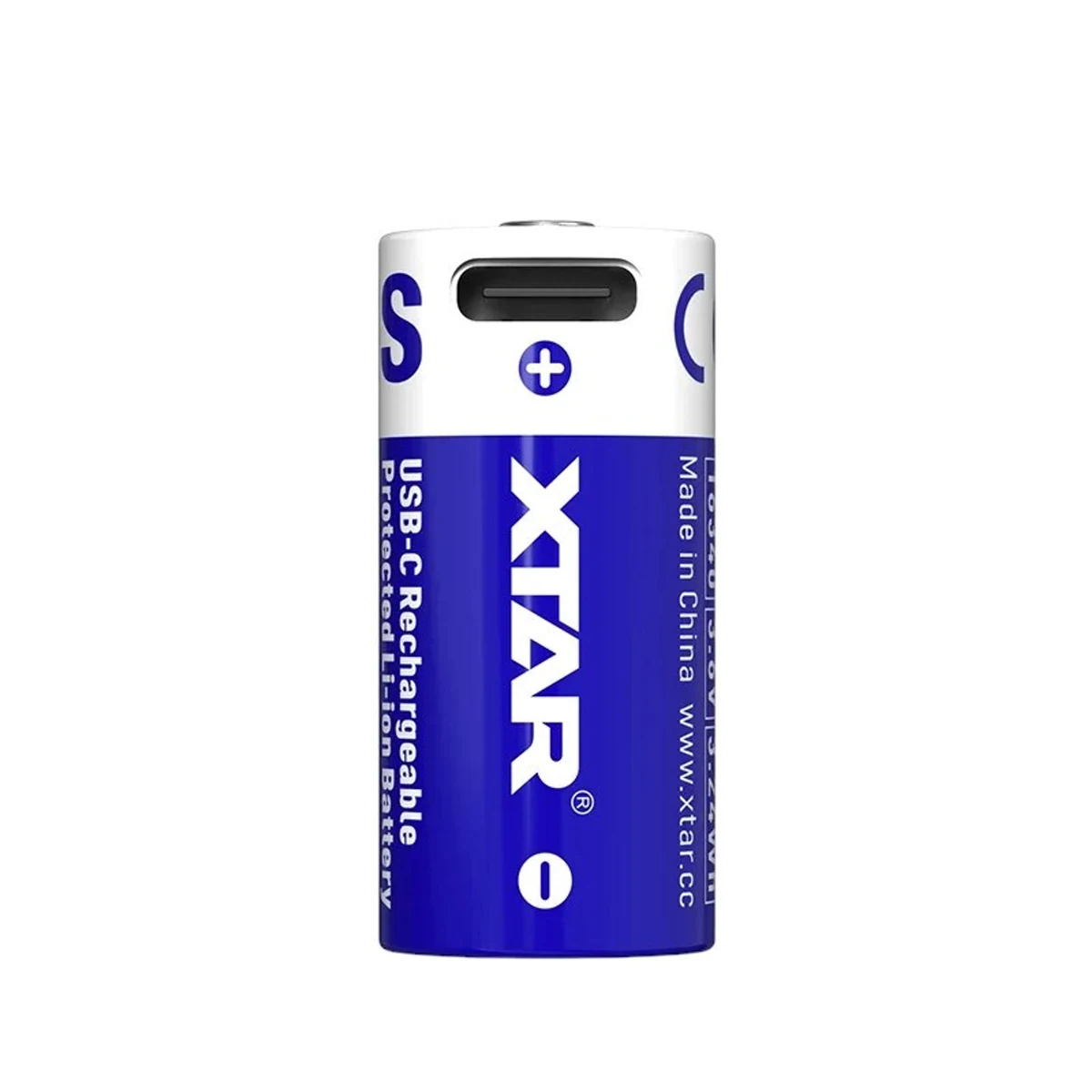 XTAR AKUMULATOR 16340/R-CR123 3,7V 900mAh USB-C
