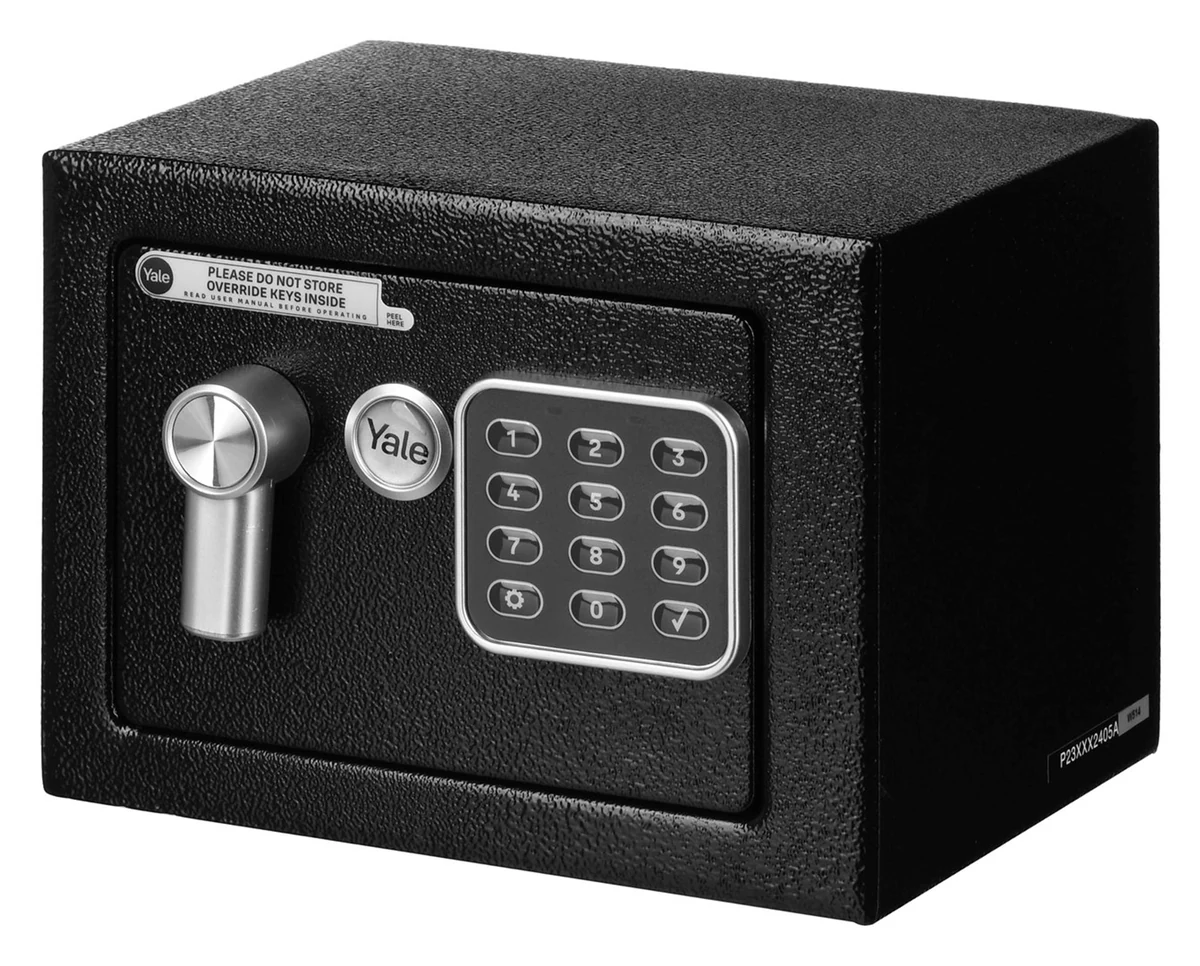 Yale Mini Electronic Safe Black - YSV mini czarny