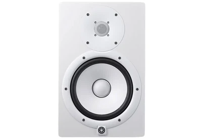 Białe aktywne monitory studyjne Yamaha HS8 - dwudrożne