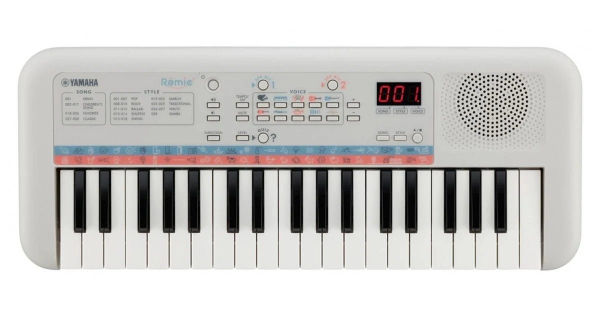 Yamaha PSS-E30 - Keyboard Biały 37 Klawiszy