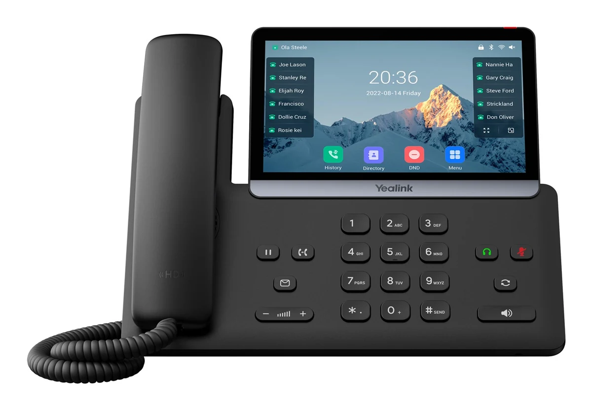 Yealink SIP-T77U Telefon IP Czarny