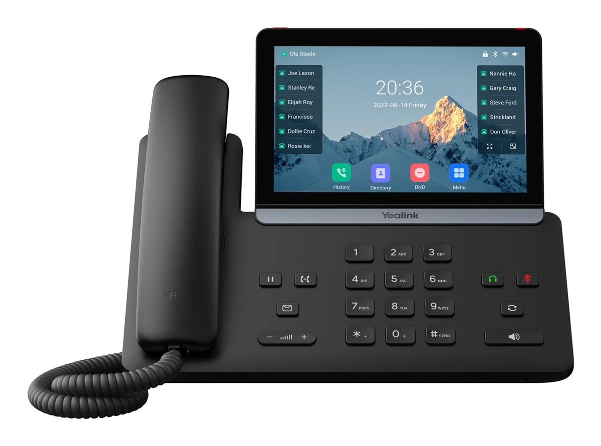 Yealink SIP-T87W Telefon IP Czarny
