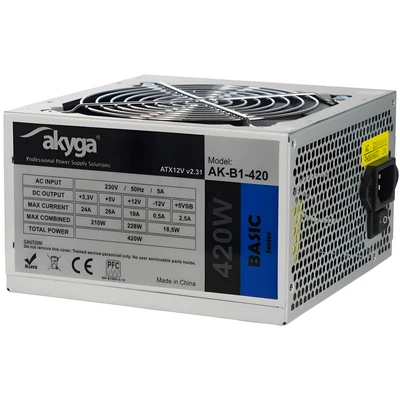 Zasilacz Akyga AK-B1-420 420W Szary