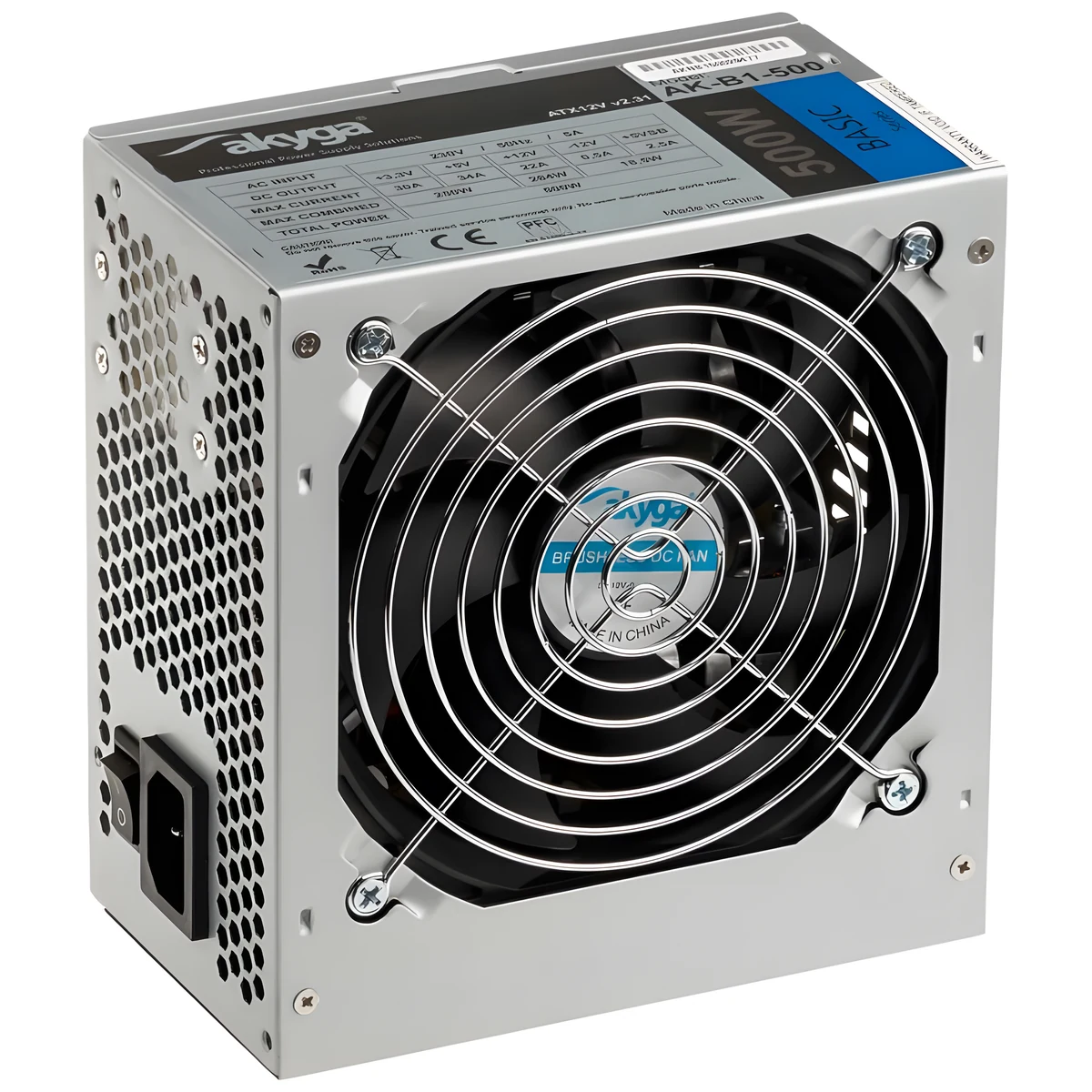 Zasilacz Akyga AK-B1-500 500W Aktywne Chłodzenie