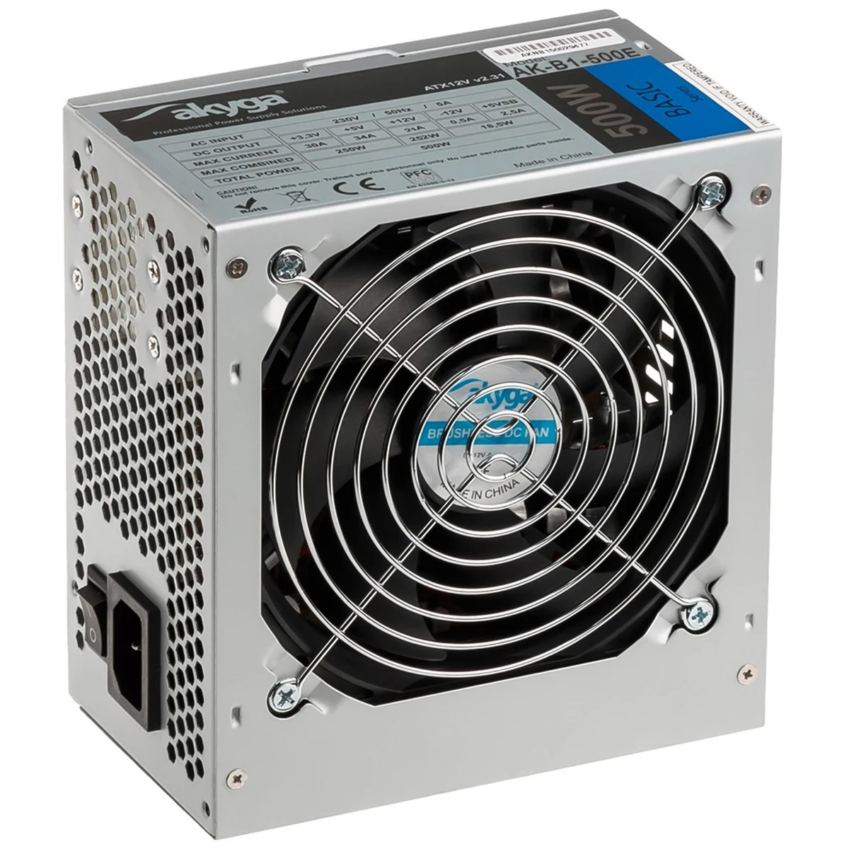 Zasilacz Akyga Basic AK-B1-500E 500W Pasywny