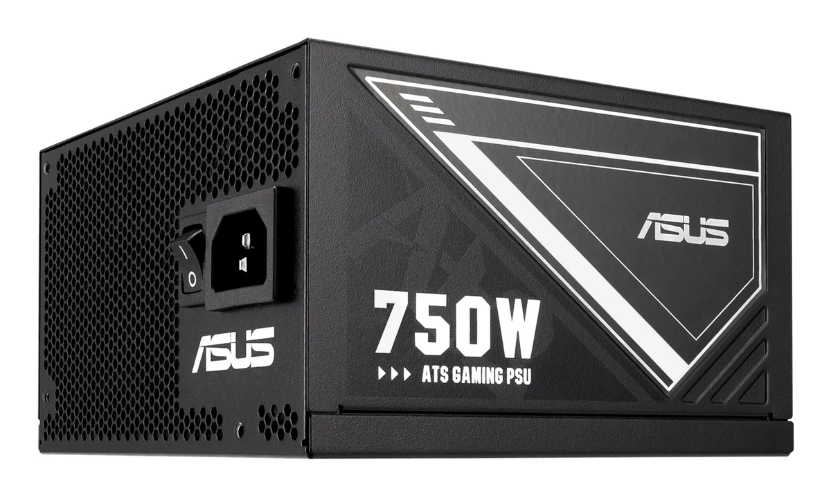 Zasilacz ASUS ATS Gold 750W - 1 Wentylator, Czarny