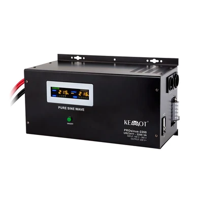 Zasilacz awaryjny KEMOT PROsinus-2200 2200VA/1600W z czystą sinusoidą i ładowaniem 12V
