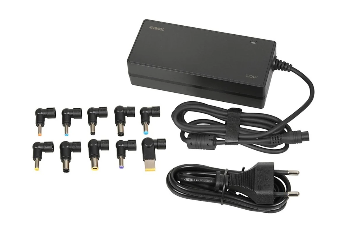 Zasilacz I-Box IUZ120WA, 120W, 10 Wtyczek