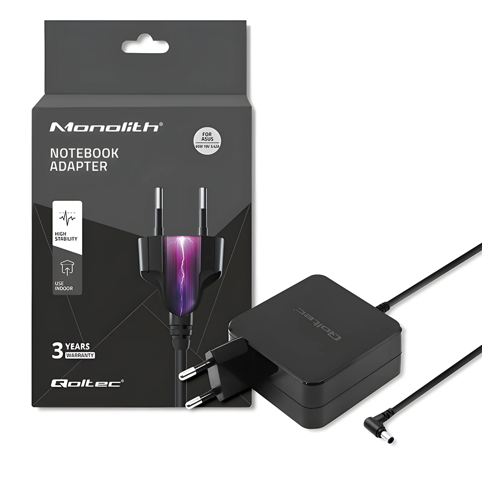 Zasilacz Qoltec 51745 do Asus 65W — zdjęcie 1 z 7