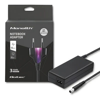 Zasilacz Qoltec 65W do notebooka DELL