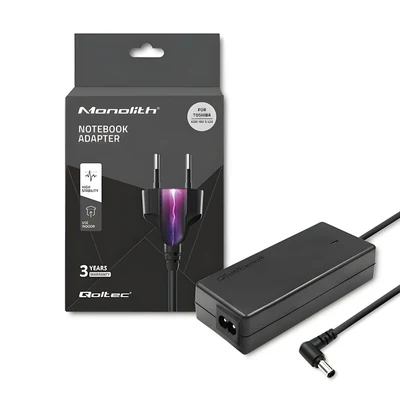 Zasilacz Qoltec 65W do notebooka Toshiba