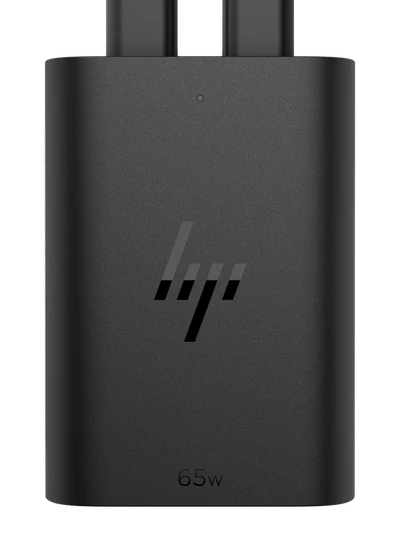 Zasilacz sieciowy HP 65W GaN Laptop Charger 2xUSB-C czarny