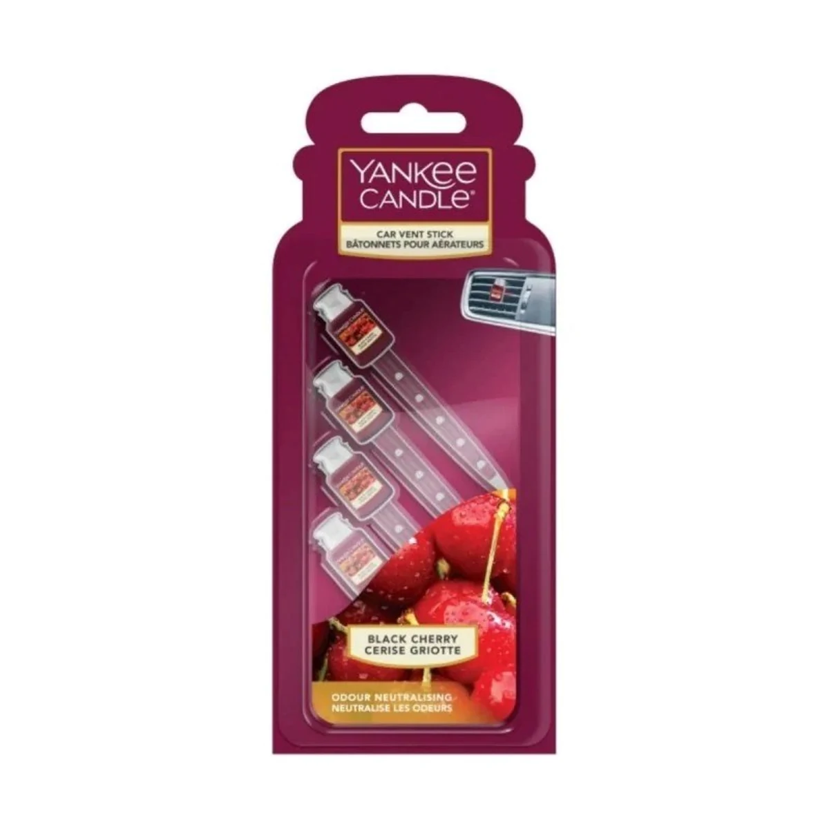 Zawieszka zapachowa VENT STICK BLACK CHERRY YANKEE