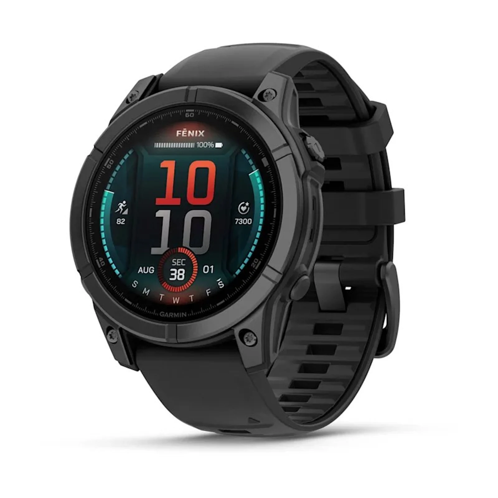 Zegarek sportowy Garmin Fenix 7, 47mm, AMOLED, czarny — zdjęcie 1 z 8