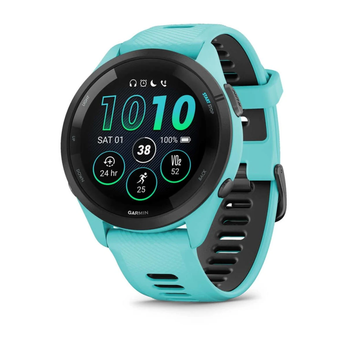 Zegarek sportowy Garmin Forerunner 265, 46mm, AMOLED, niebieski