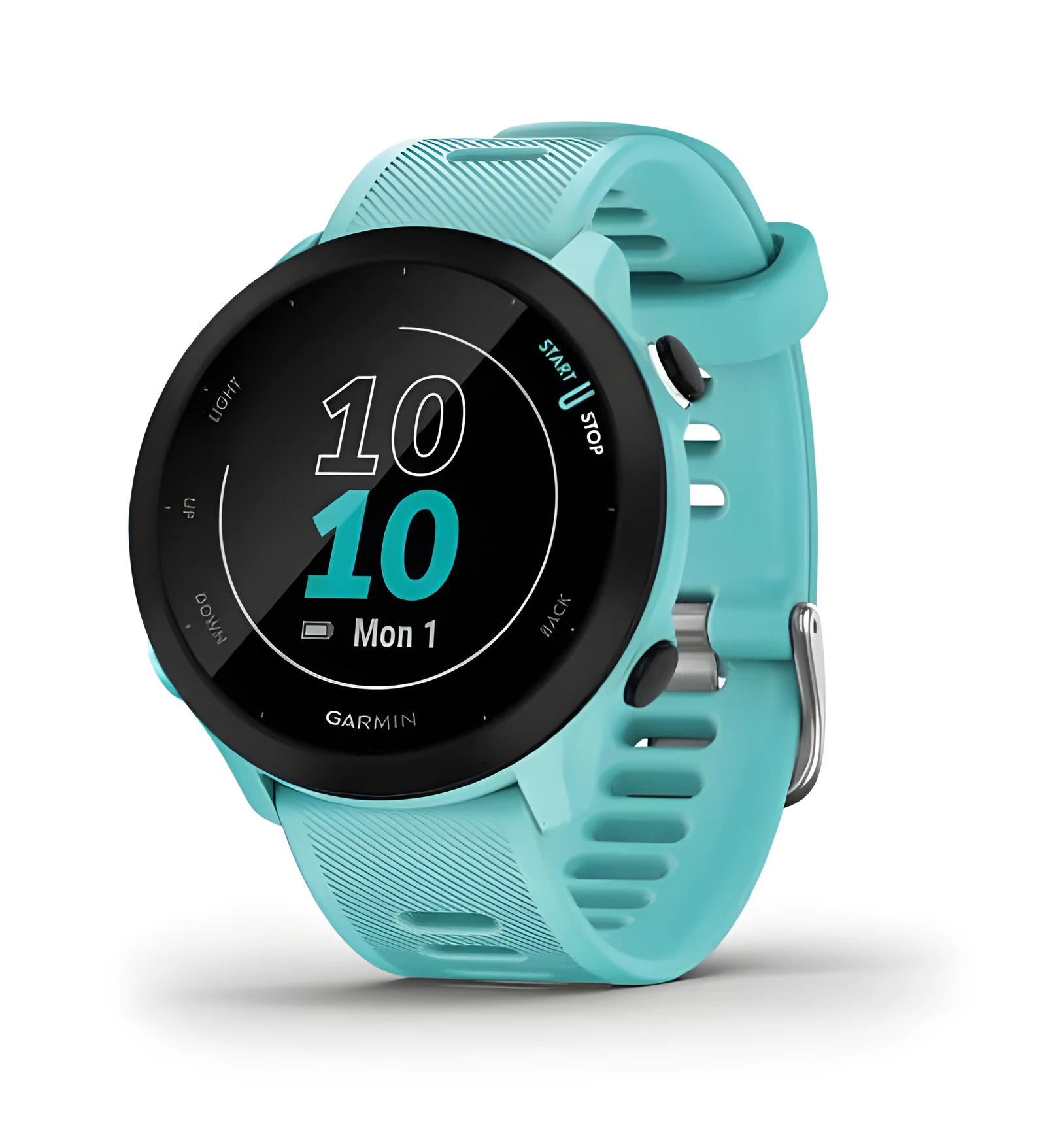 Zegarek sportowy Garmin Forerunner 55, 42 mm, turkusowy MIP — zdjęcie 1 z 8