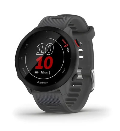 Zegarek sportowy Garmin Forerunner 55, 42 mm, Monterra Grey
