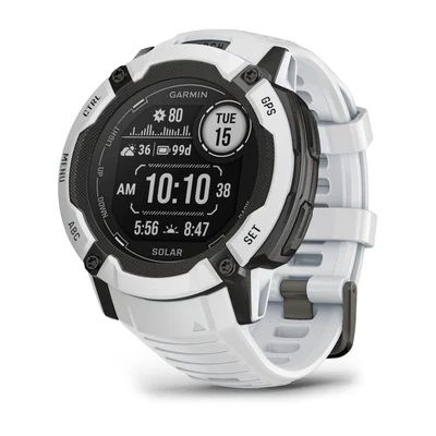 Zegarek sportowy Garmin Instinct 2X Solar, 50 mm, Mleczny Kwarc