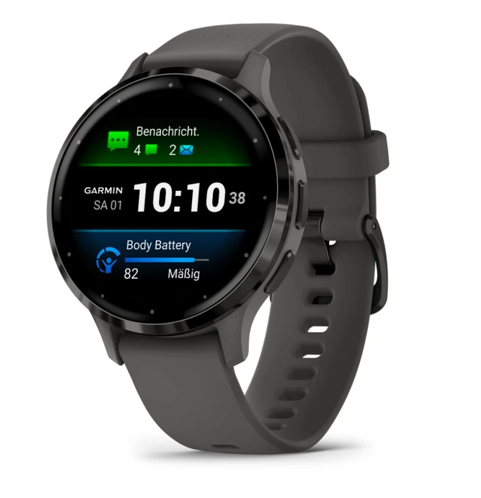 Zegarek sportowy Garmin Venu 3S, 41 mm, AMOLED, Pebble Grey — zdjęcie 1 z 8