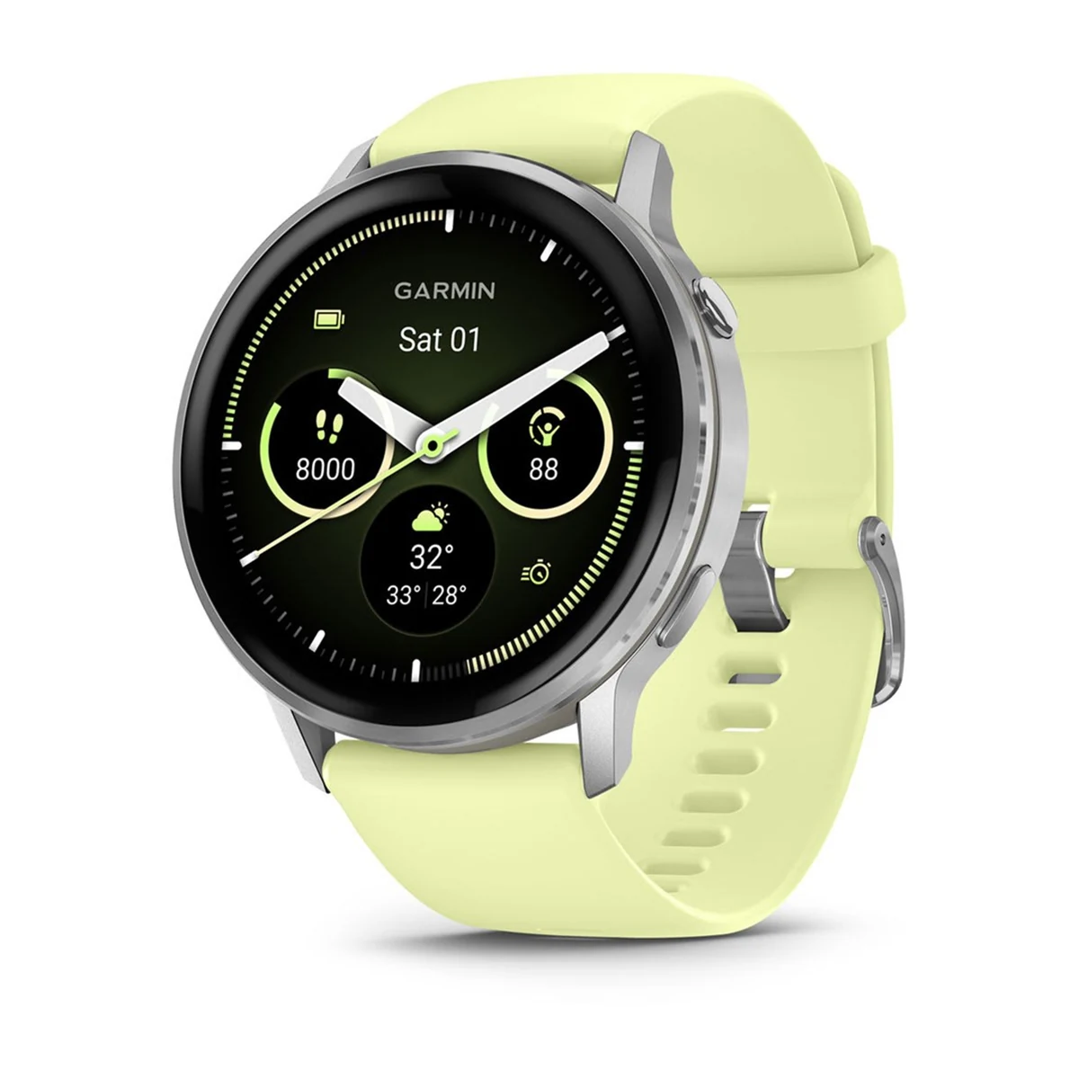 Zegarek Garmin Venu 4, 45mm AMOLED Citron