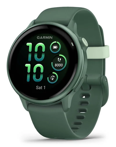 Zegarek sportowy Garmin Vivoactive 6, 42 mm, AMOLED, Jasper Green