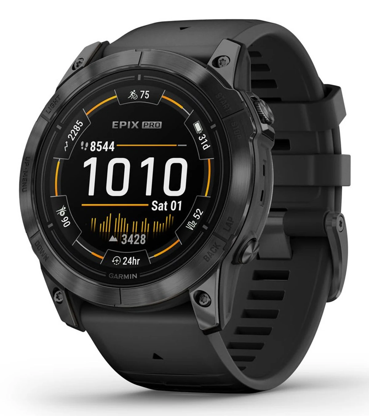 Zegarek sportowy Garmin Epix Pro Gen 2 51mm Slate Gray/Czarny