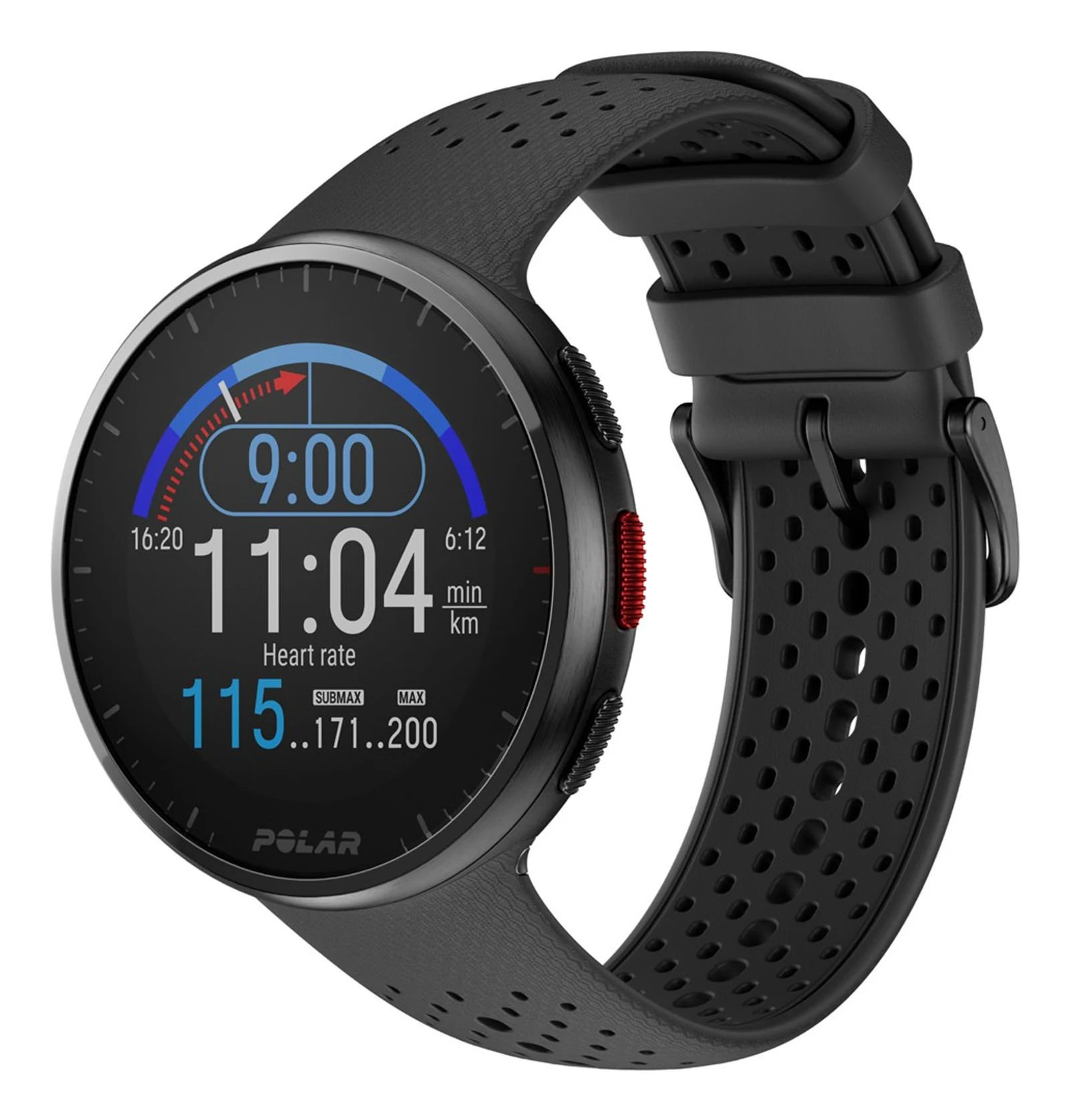 Zegarek sportowy Polar Pacer Pro szaro-czarny (rozmiar S-L) — zdjęcie 1 z 5