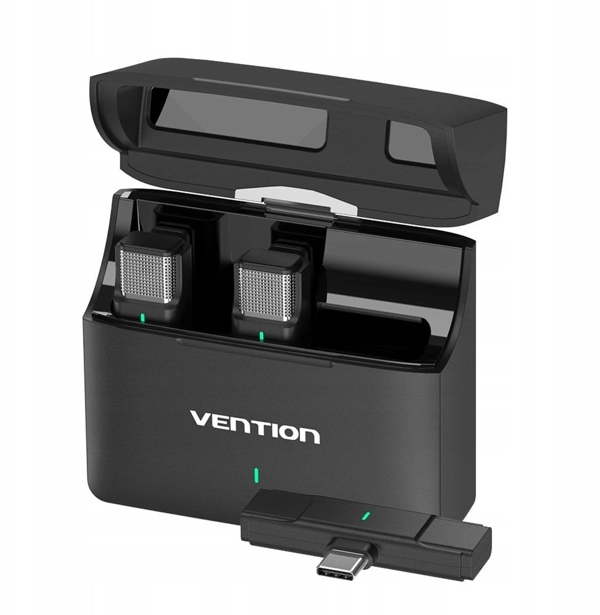 Zestaw 2 mikrofonów krawatowych Vention USB-C