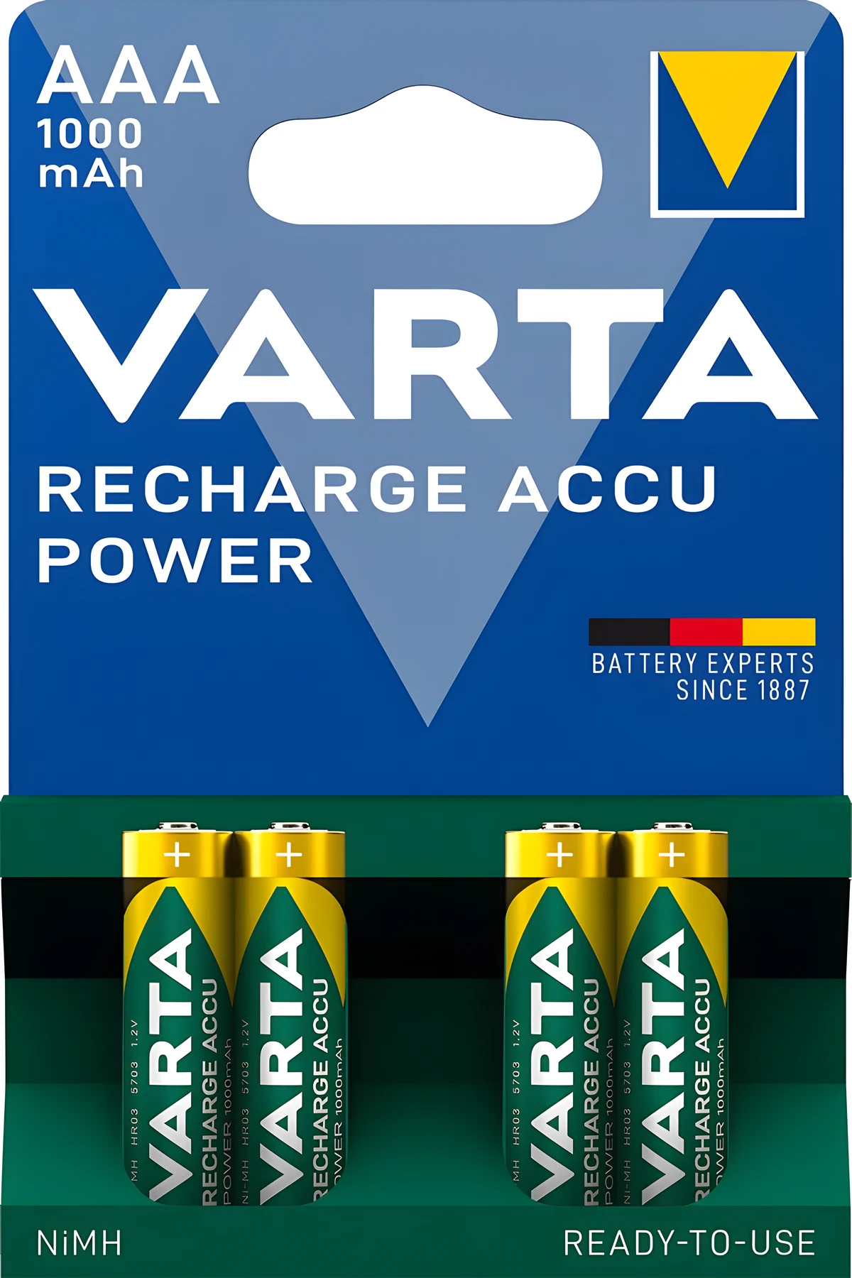 Zestaw akumulatorków AAA VARTA Ready2Use 1000mAh