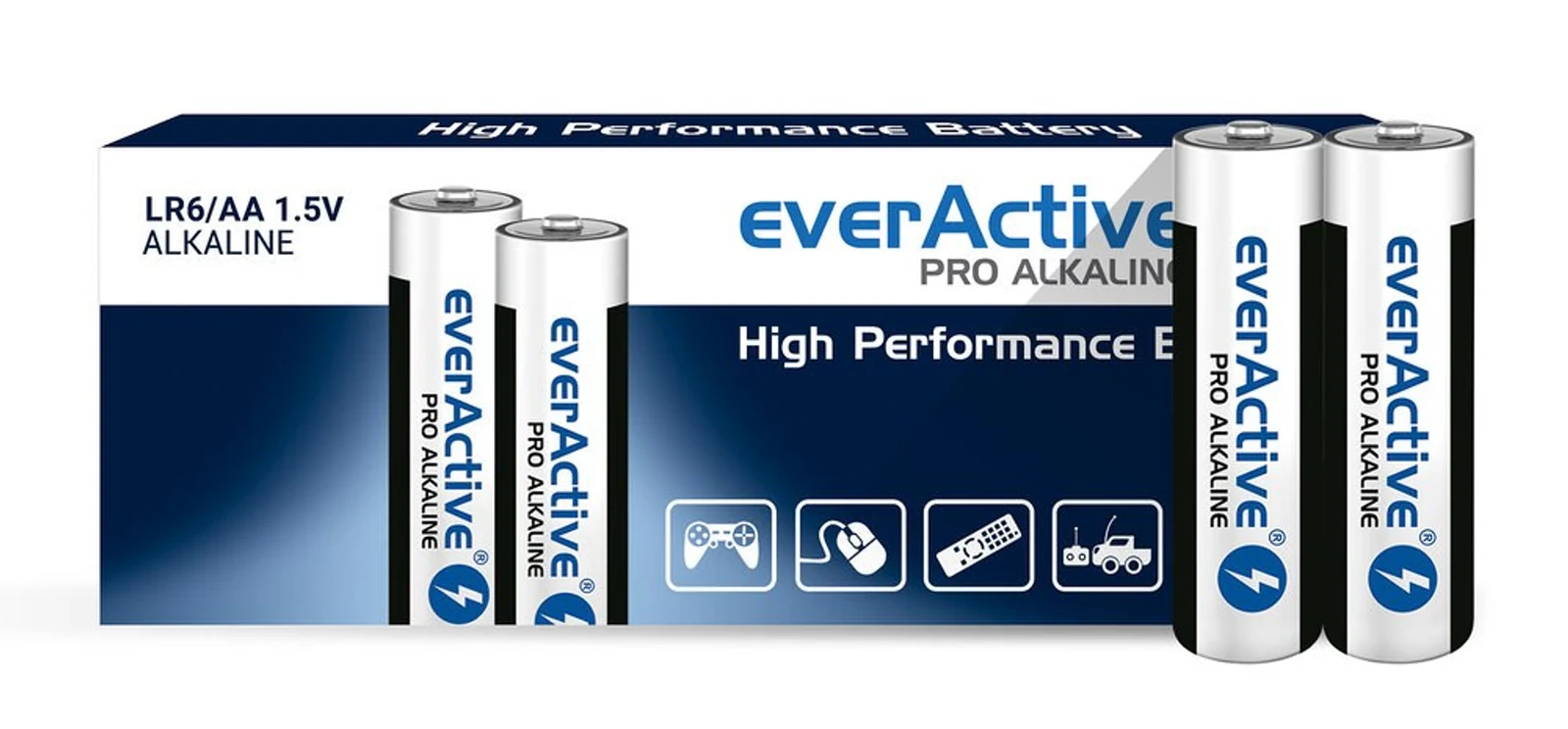 Zestaw baterii AA everActive LR610PAKPA — zdjęcie 1 z 3