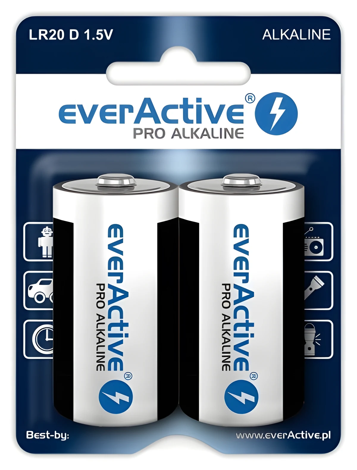Zestaw baterii everActive EVLR20-PRO (x 2)