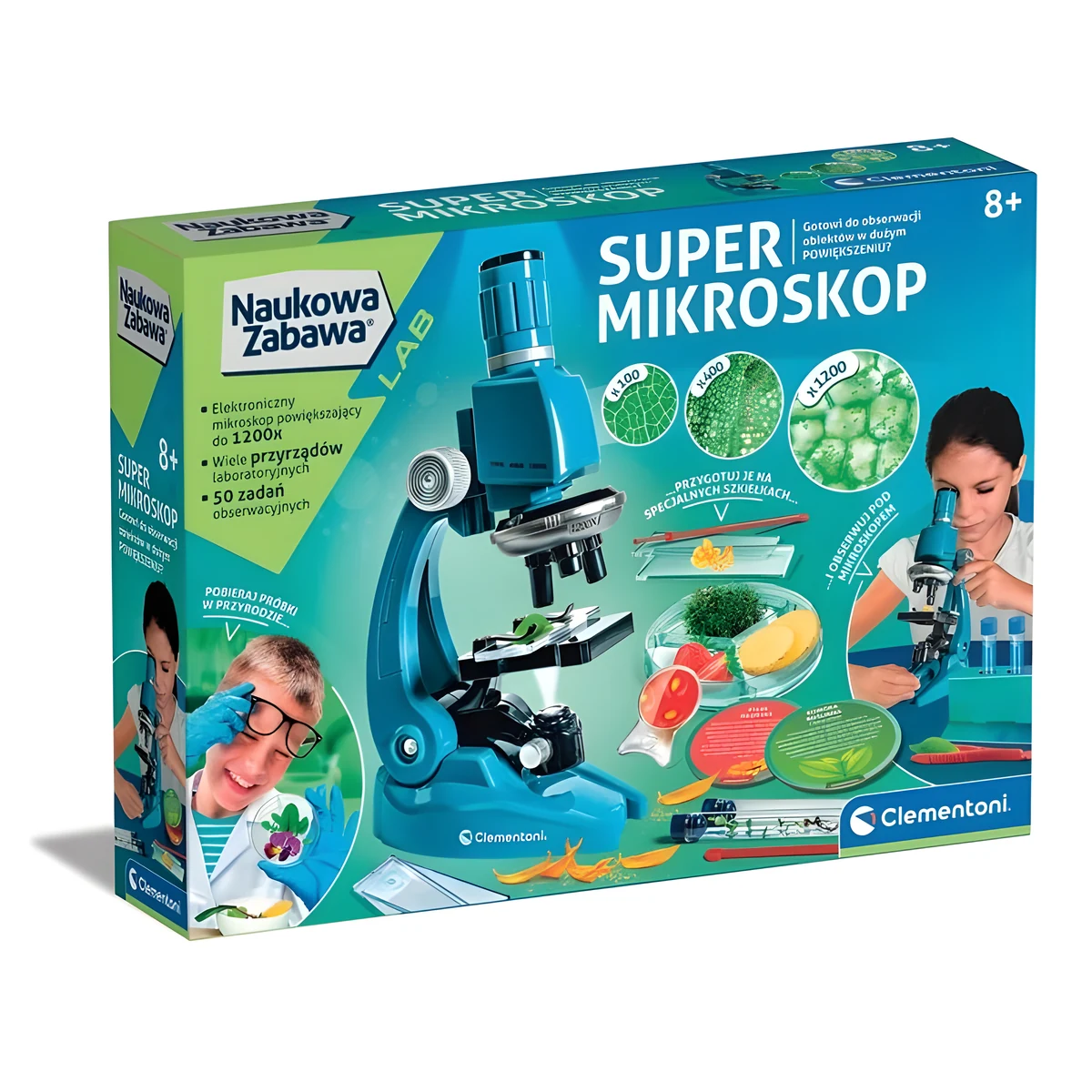 Zestaw Clementoni - Super mikroskop