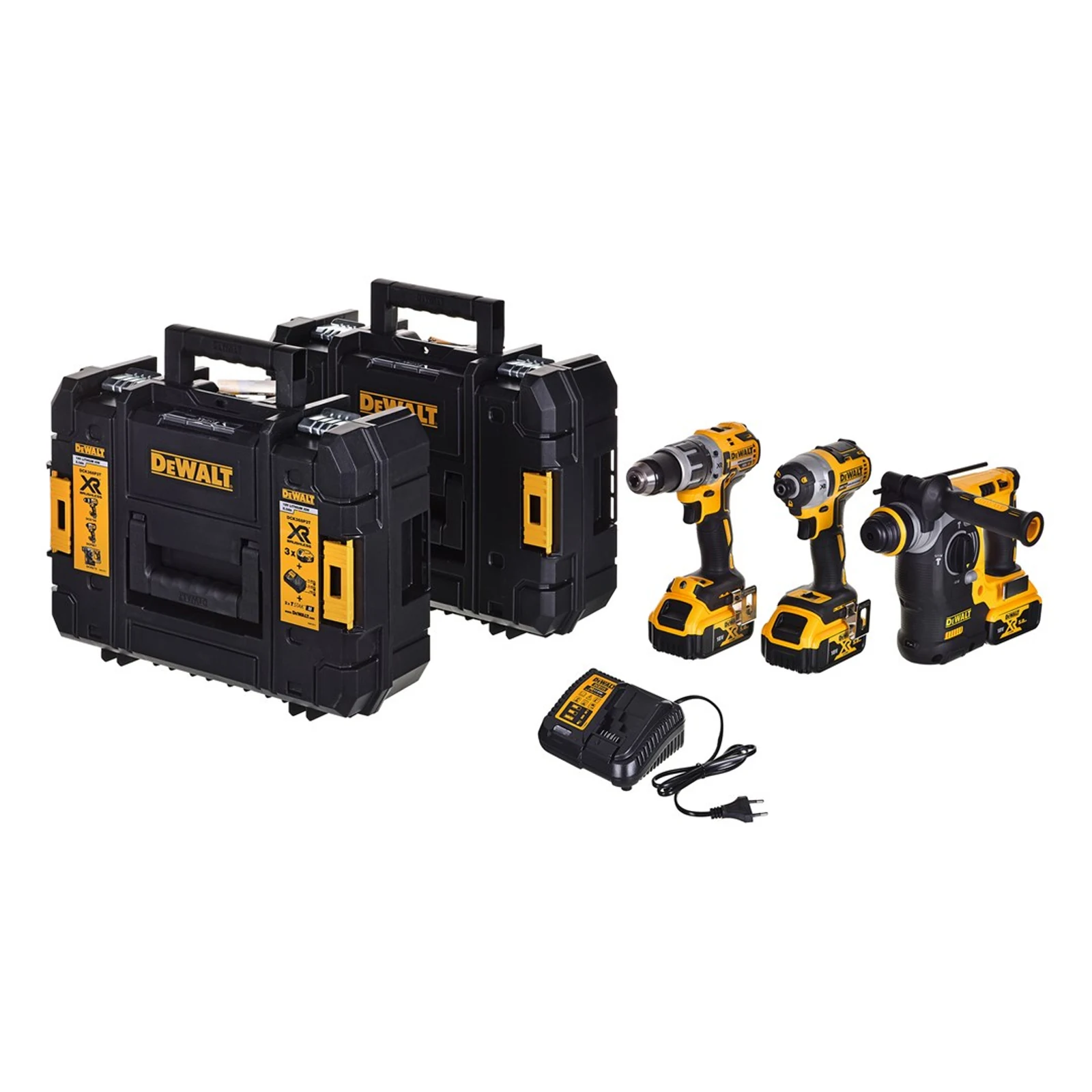 Zestaw Combo 18V DCD796+DCF887+DCH273 3x4,0Ah — zdjęcie 1 z 8