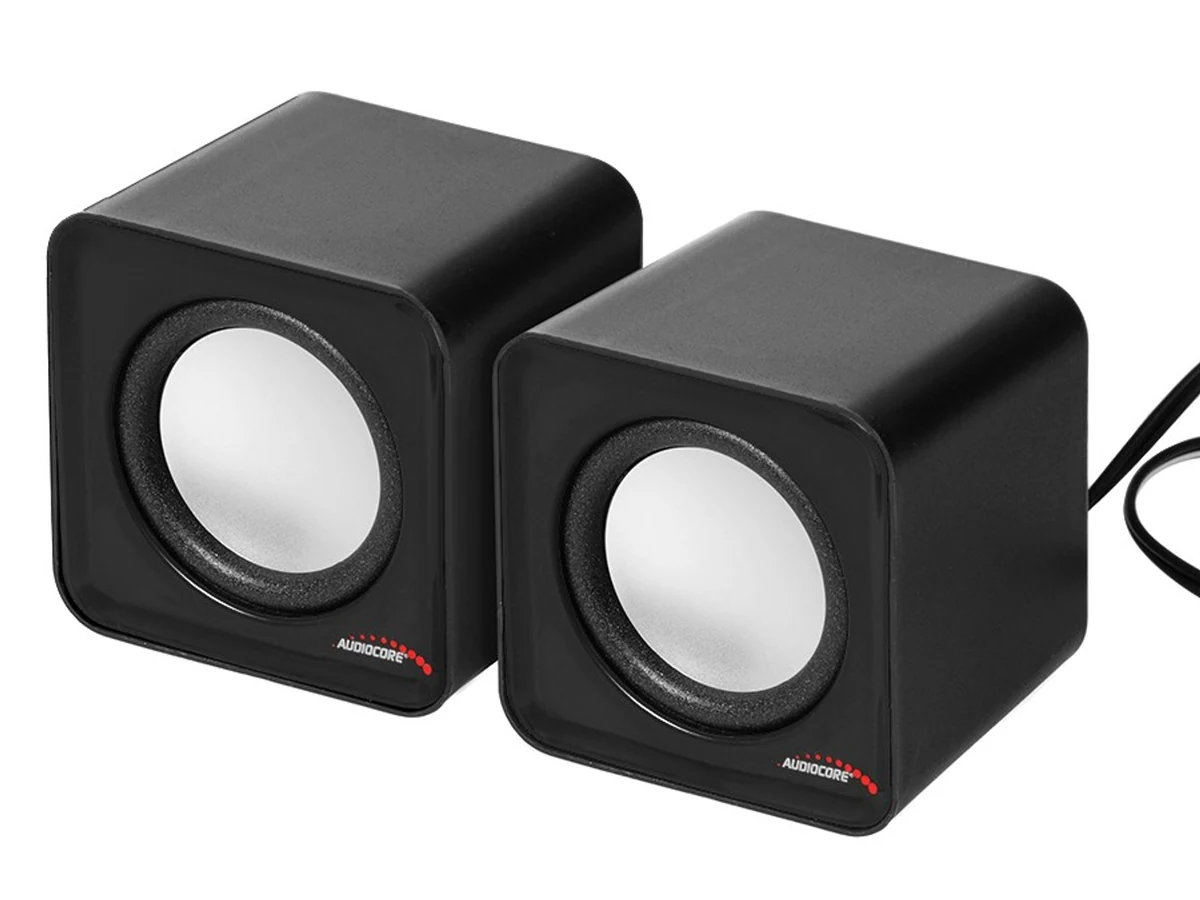 Zestaw głośników AUDIOCORE AC870B (2.0; czarny)
