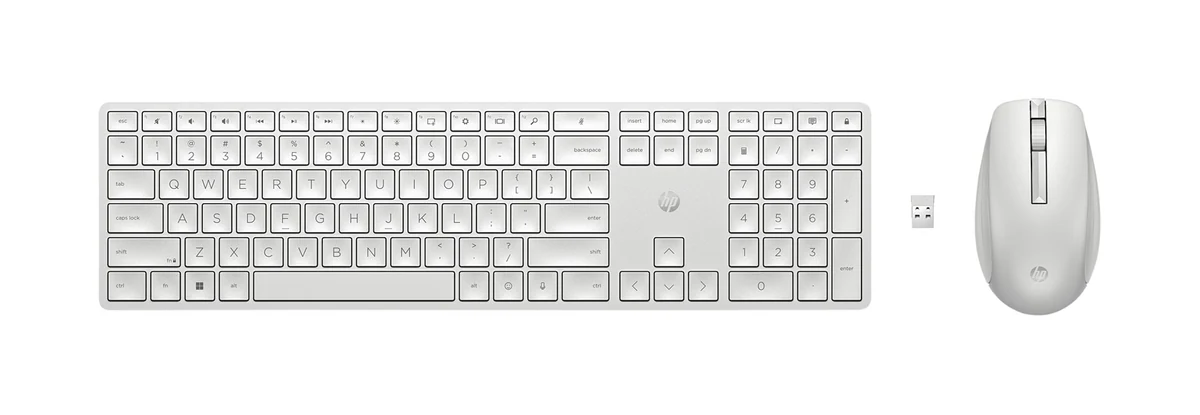 Zestaw klawiatura + mysz HP 650 Wireless biały