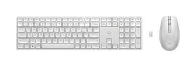Zestaw bezprzewodowy HP 650 - klawiatura i mysz, biały