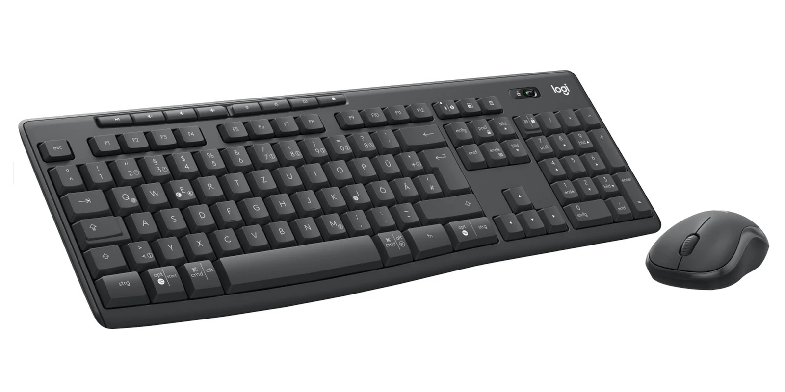 Zestaw bezprzewodowy Logitech MK370 DE (klawiatura + mysz) — zdjęcie 1 z 6