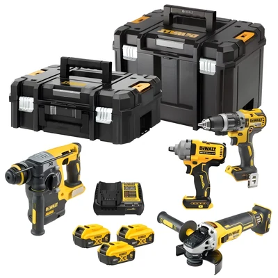 Zestaw narzędzi akumulatorowych 18V Combo, 4 elementy, DEWALT DCK428P3T