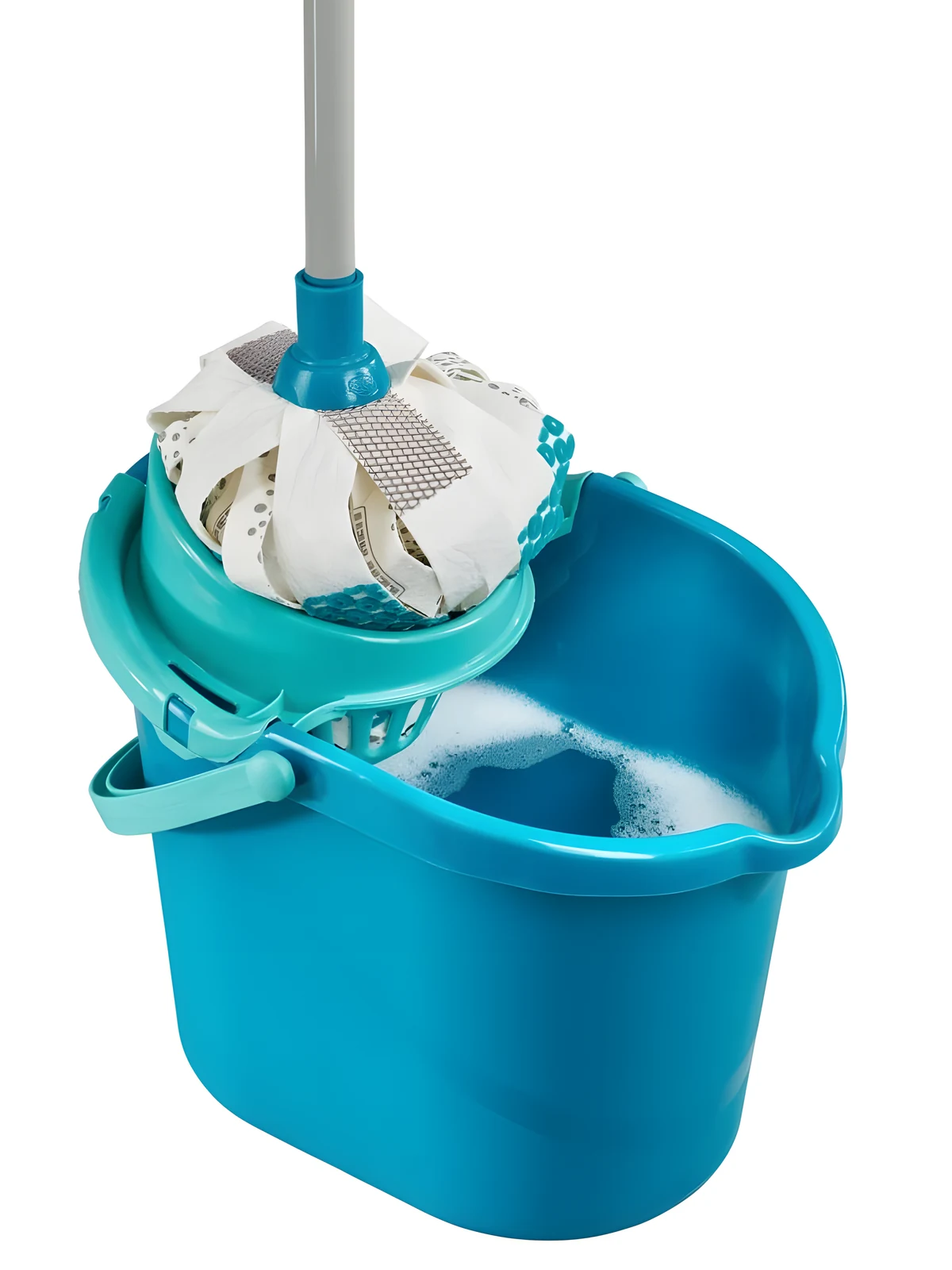 Zestaw Power Mop Leifheit - Zielony, 12L