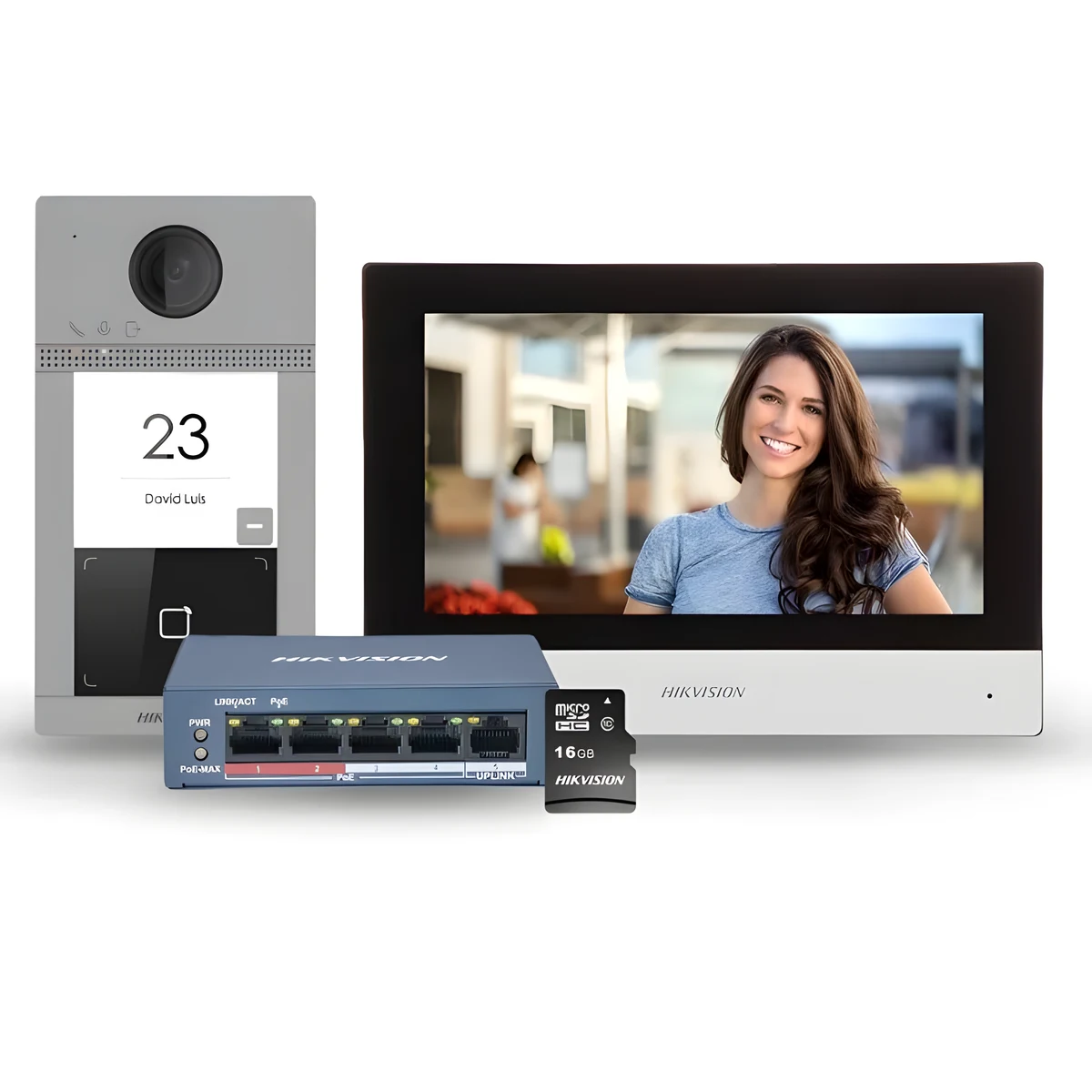 ZESTAW WIDEODOMOFONOWY HIKVISION DS-KIS604-S