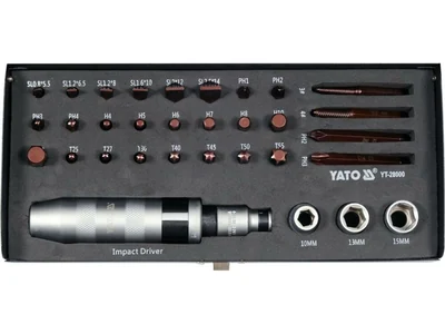 Zestaw Wkrętaków Udarowych YATO YT-28000 (32 sztuki)