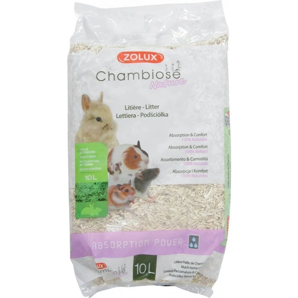 ZOLUX Chambiose Nature - Podściółka 10 l /1,5 kg