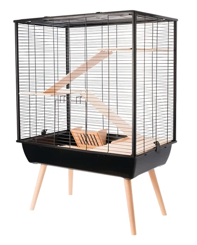 Klatka dla dużych gryzoni Neo Cosy H80, Zolux, czarna