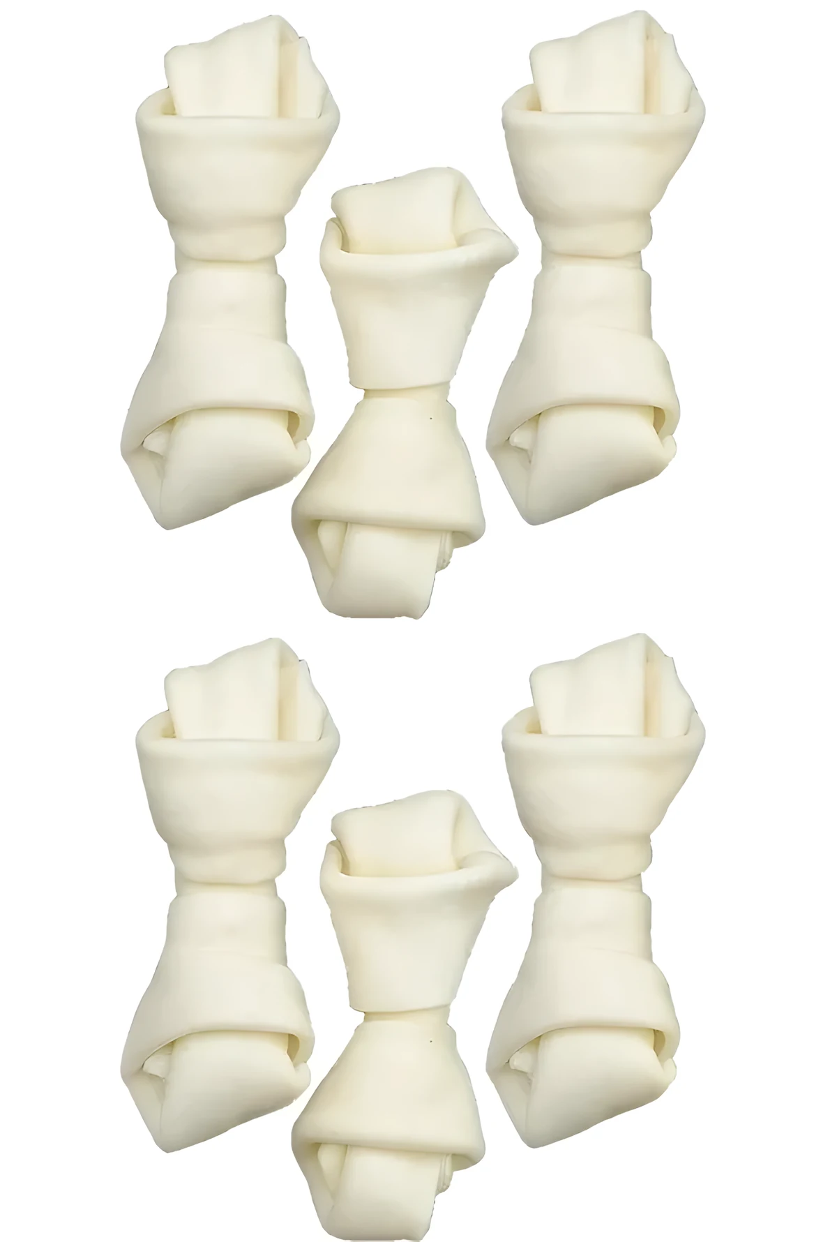 ZOLUX Kość wiązana biała 6 cm x 6