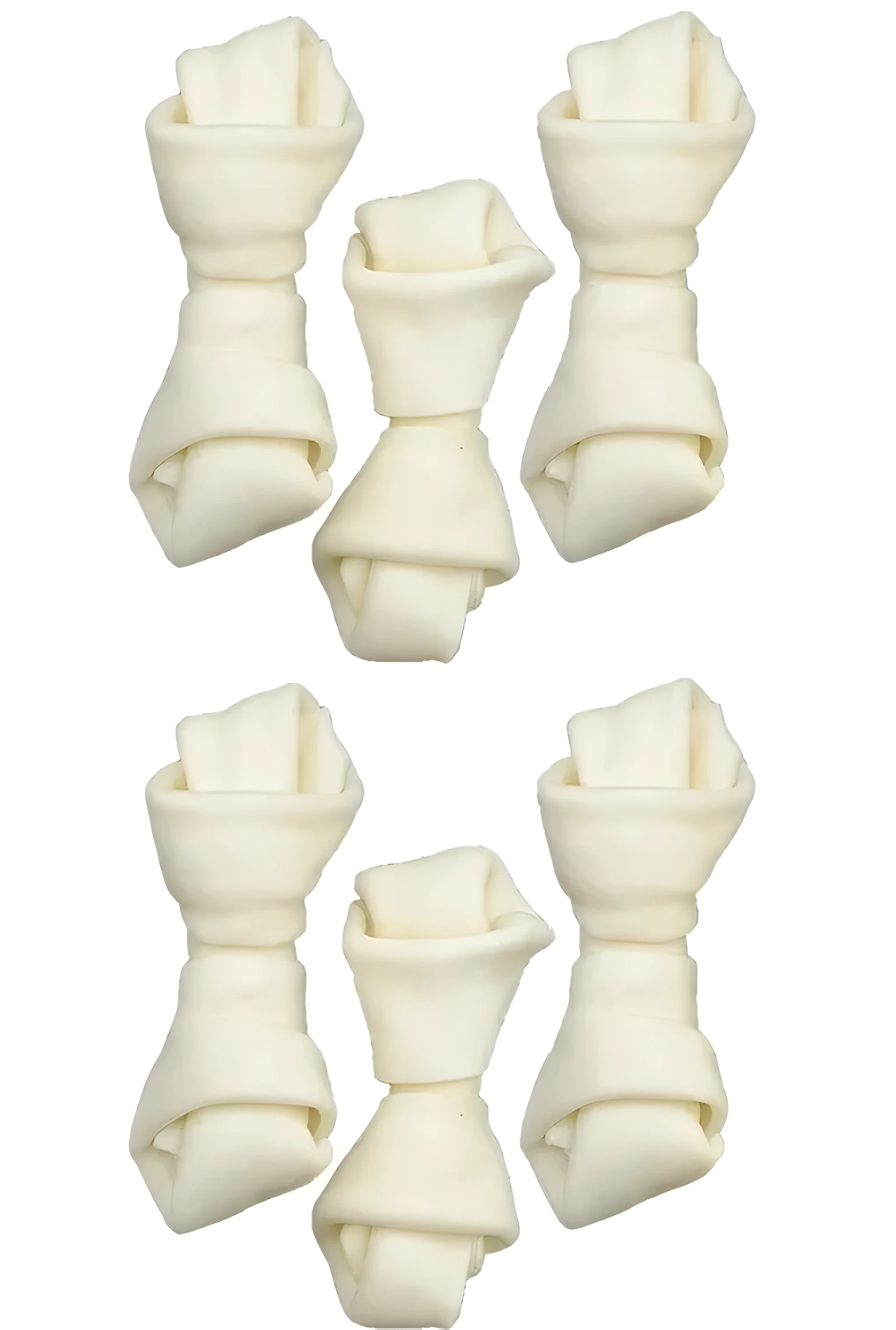 ZOLUX Kość wiązana biała 6 cm x 6